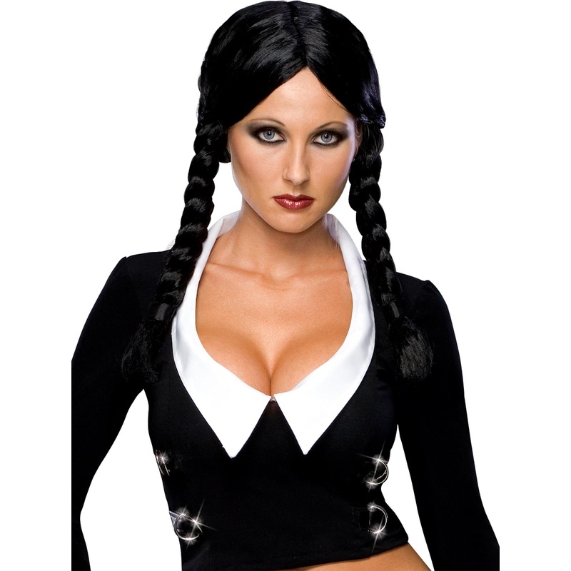 Wednesday Addams Wig for Adults - The Addams Family One Size