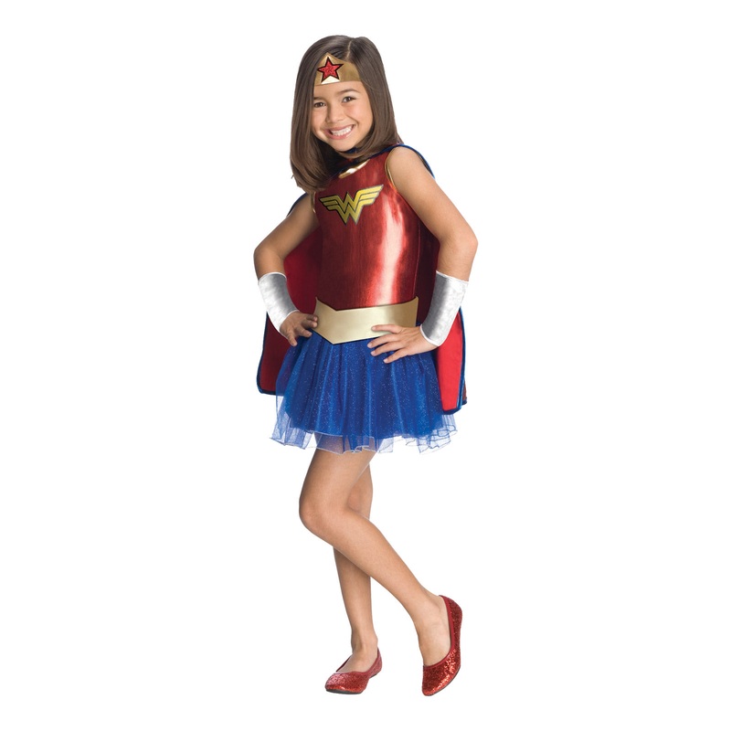 Wonder Woman Costume for Kids - DC Comics Small (4-6 Yrs)