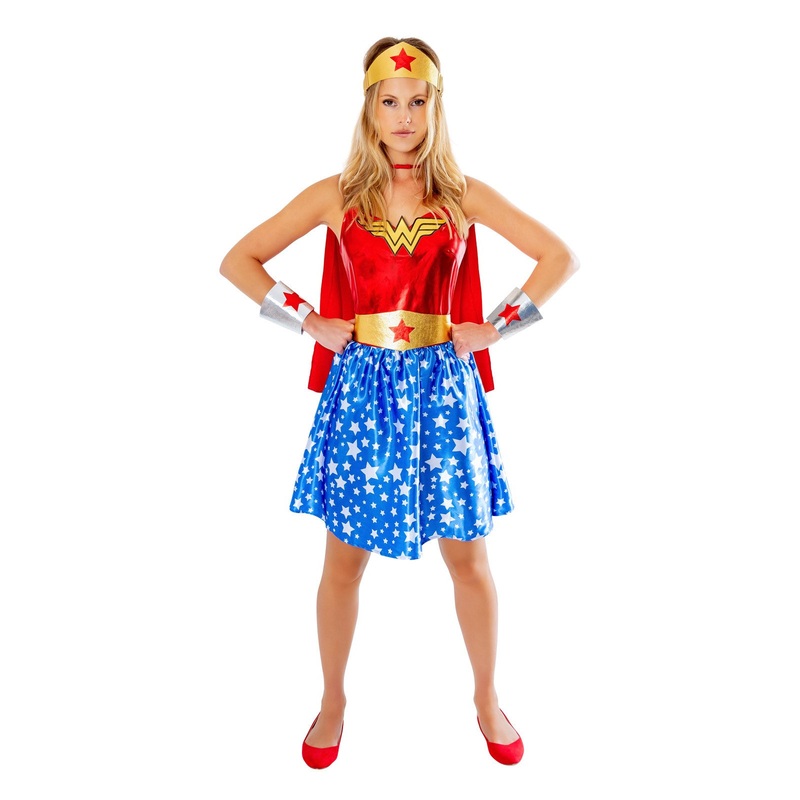 Wonder Woman Deluxe Costume for Adults - DC Comics Extra Small