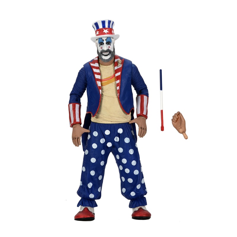 Captain Spaulding Tailcoat 20th Anniversary - 7" Action Figurine - House of 1000 Corpses - NECA Collectibles