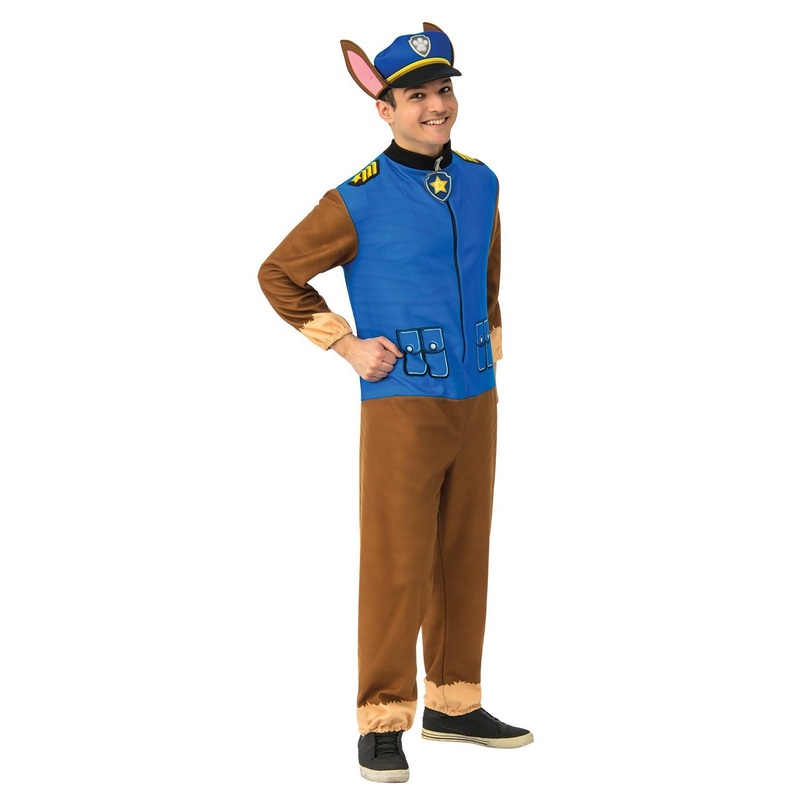 Chase Onesie Costume for Adults - Nickelodeon Paw Patrol Standard