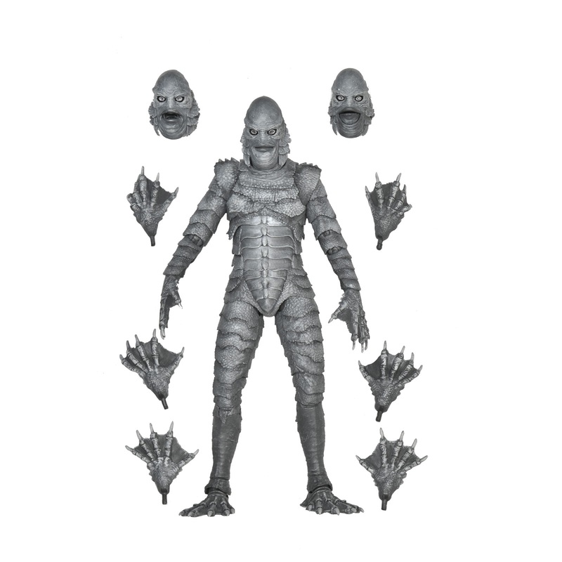 Creature From the Black Lagoon (Black & White) - 7 Scale Action Figure - Universal Monsters - NECA Collectibles