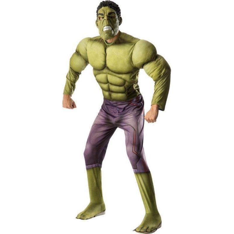 Hulk Deluxe Costume for Adults - Marvel Avengers Standard