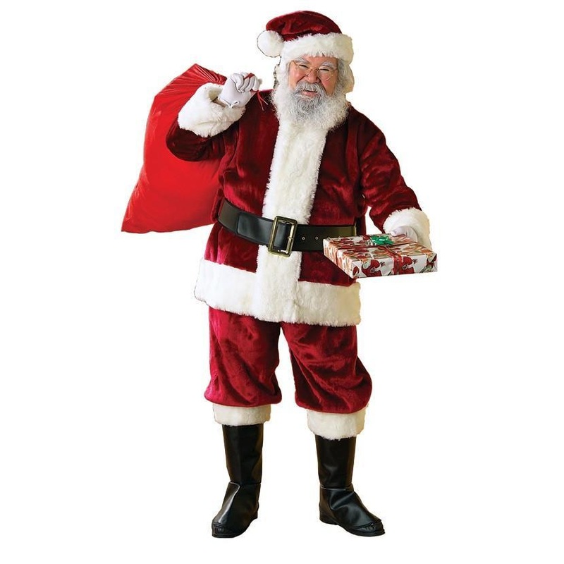 Santa Suit Crimson Regency Deluxe Costume for Adults Standard
