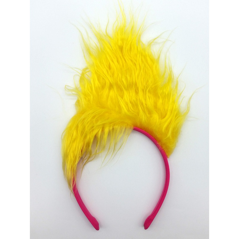 Viva Headband with Hair for Kids - Dreamworks Trolls 3