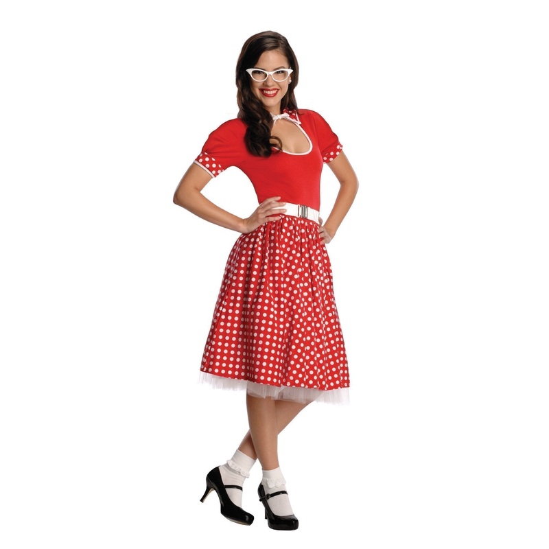 50s Nerd Girl Costume for Adults Extra Small