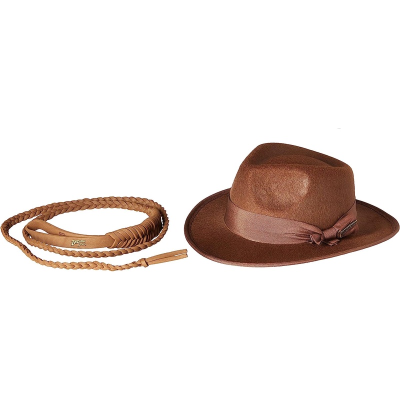 Indiana Jones Blister Hat and Whip for Kids - Indiana Jones