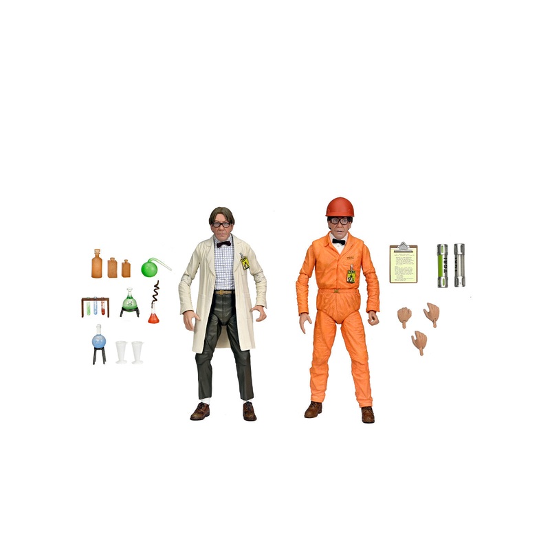 Lab Coat Professor Perry & Hazmat Suit Professor Perry - 7" Scale Action Figures - Teenage Mutant Ninja Turtles 2: The Secret of the Ooze - NECA Collectibles
