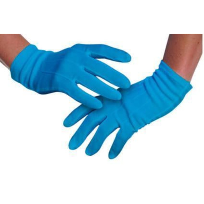 Lady Gaga Poker Face Blue Gloves for Adults - Lady Gaga