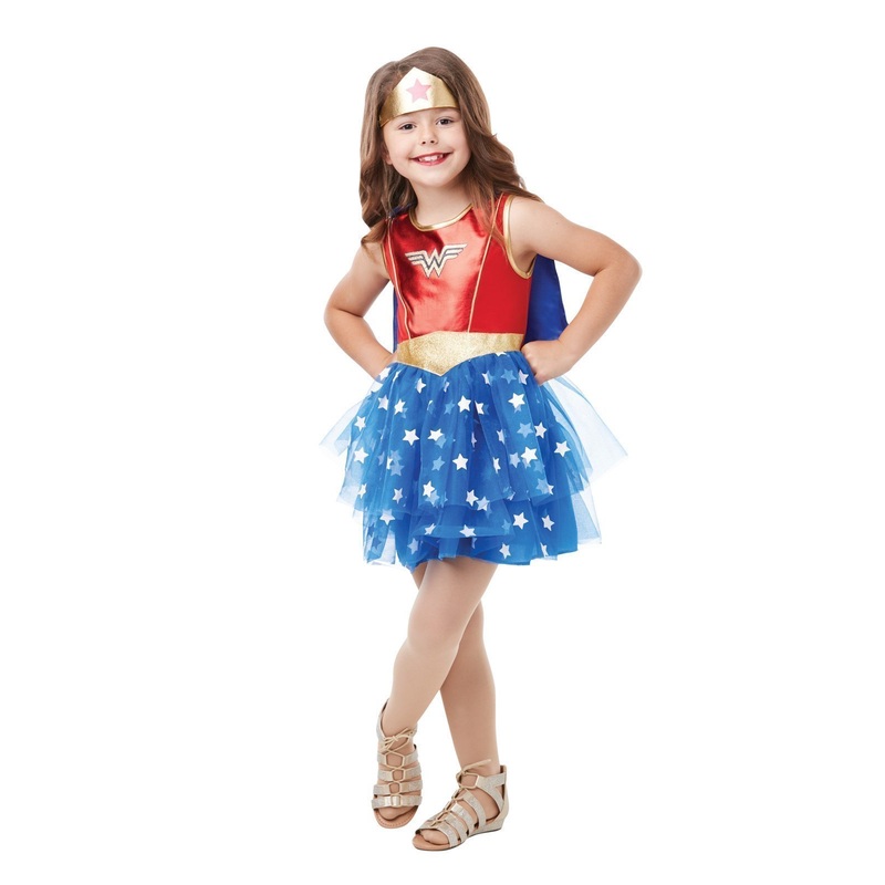 Wonder Woman Premium Costume for Kids - DC Comics Medium (6-8 Yrs)
