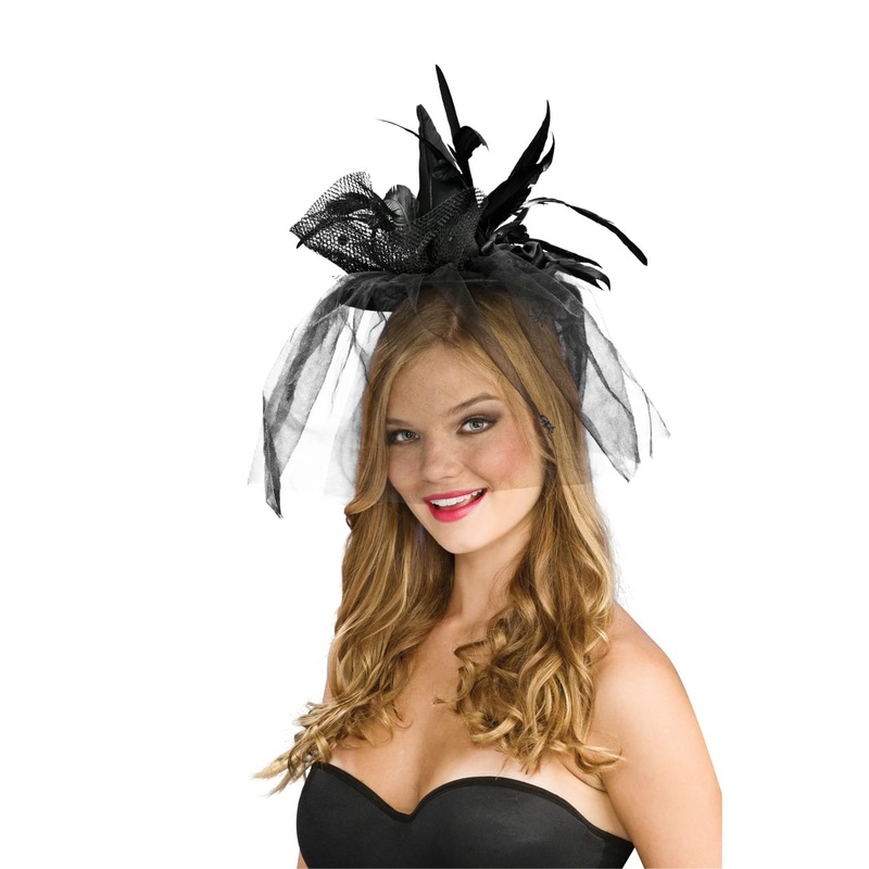 Black Mini Witch Hat for Adults