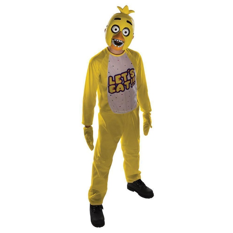 Chica the Chicken Costume for Teens - Five Nights At Freddy's Teen (13-14 Yrs)