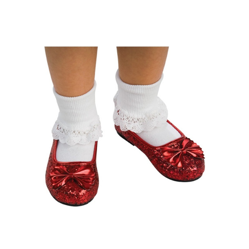 Dorothy Red Glitter Deluxe Shoes for Kids - The Wizard of Oz