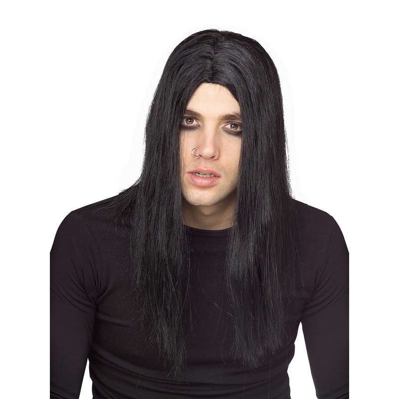 Evildoer Black Wig for Adults