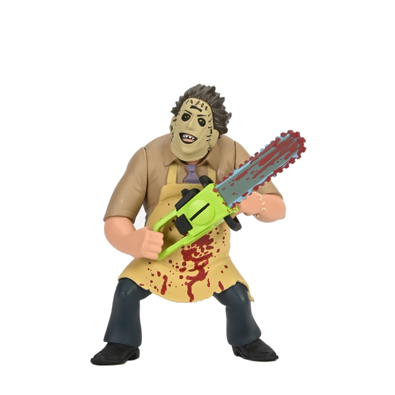 Leatherface (Bloody) 50th Anniversary Toony Terrors - 6" Scale Action Figure - Texas Chainsaw Massacre - NECA Collectibles