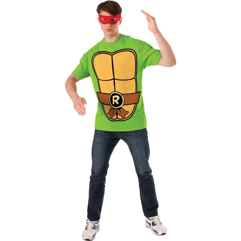 Raphael T-Shirt for Adults - Nickelodeon Teenage Mutant Ninja Turtles Medium