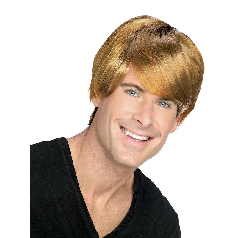 Rocket Man Light Brown Wig for Adults