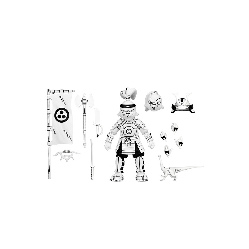 Samurai Usagi Yojimbo Black and White - 7" Scale Action Figure - Usagi Yojimbo - NECA Collectibles