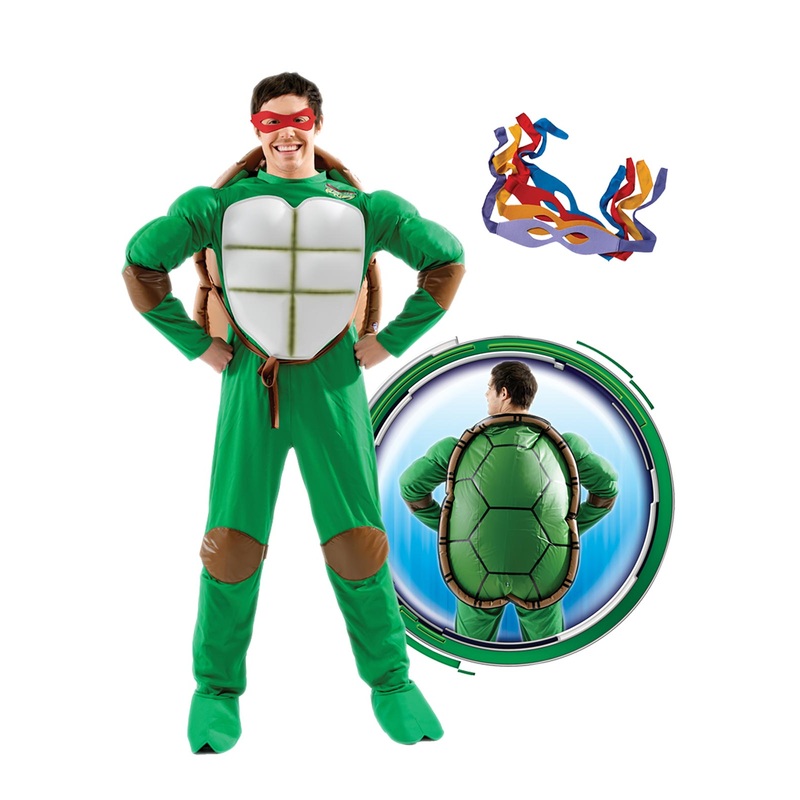 TMNT Deluxe Costume for Adults - Nickelodeon Teenage Mutant Ninja Turtles Standard