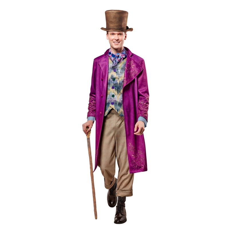 Willy Wonka Premium Costume for Adults - Wonka Small