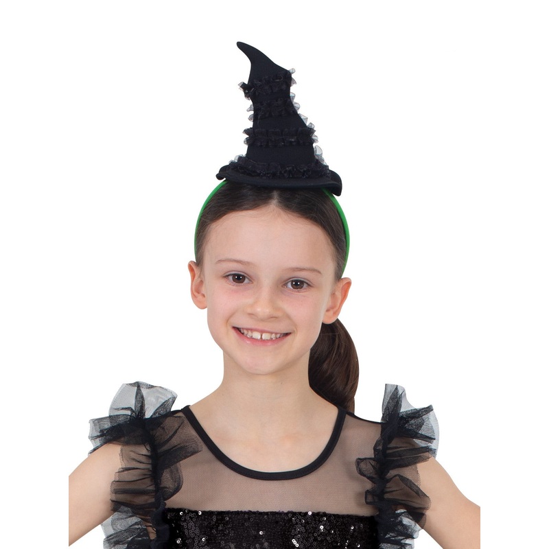 Elphaba Mini Witch's Hat on Headband for Kids - Wicked