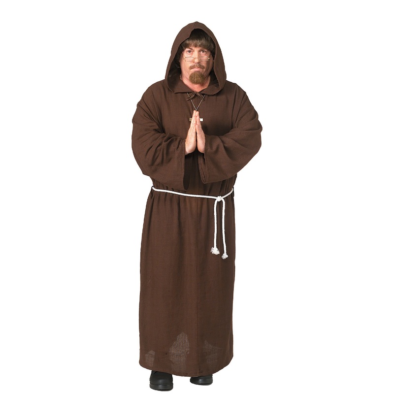 Friar Tuck Monk Costume for Adults Standard