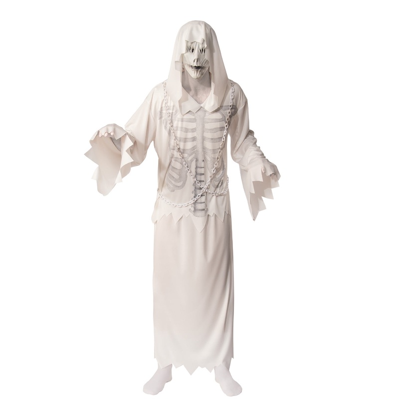 Hooded Ghost Costume for Adults Standard