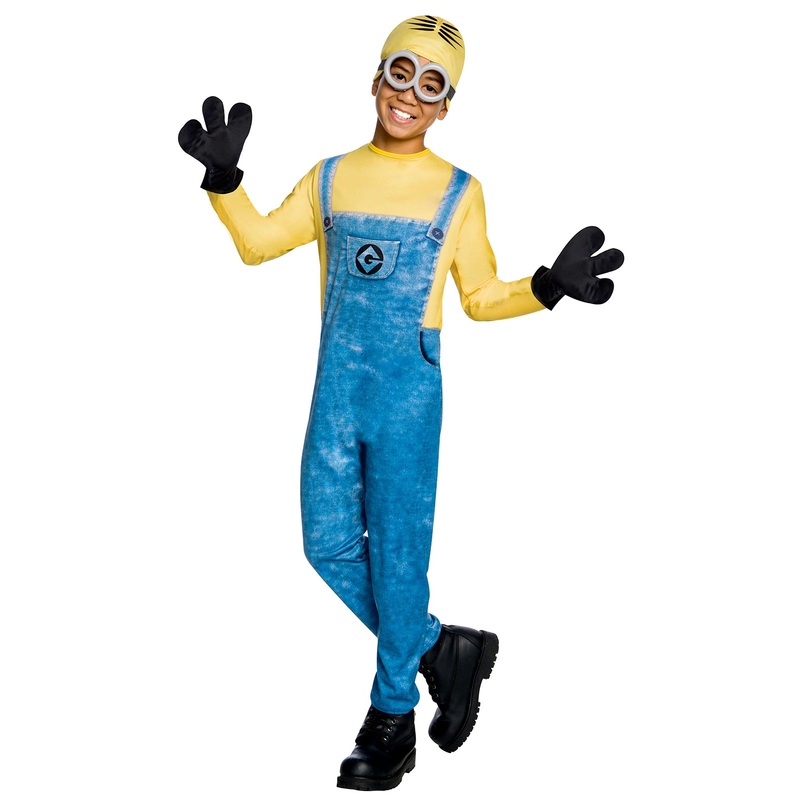 Minion Dave Costume for Kids - Despicable Me Small (3-4 Yrs)