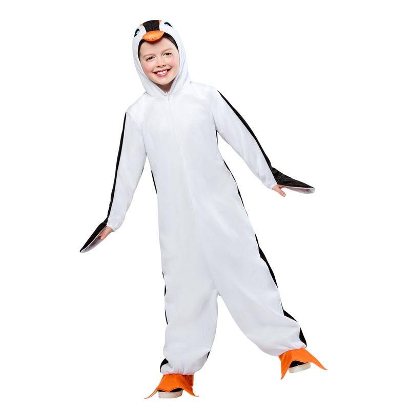 Penguin Plush Onesie Costume for Kids Small-Medium (S-M)