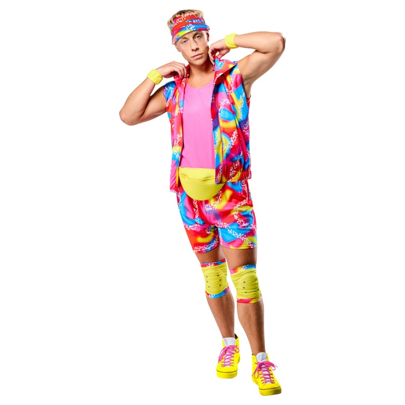 Rollerskate Ken Costume for Adults - Mattel Barbie Small