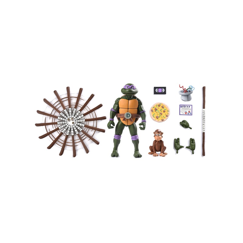 Ultimate Donatello (VHS) - 7" Scale Action Figure - TMNT (Cartoon) - NECA Collectibles