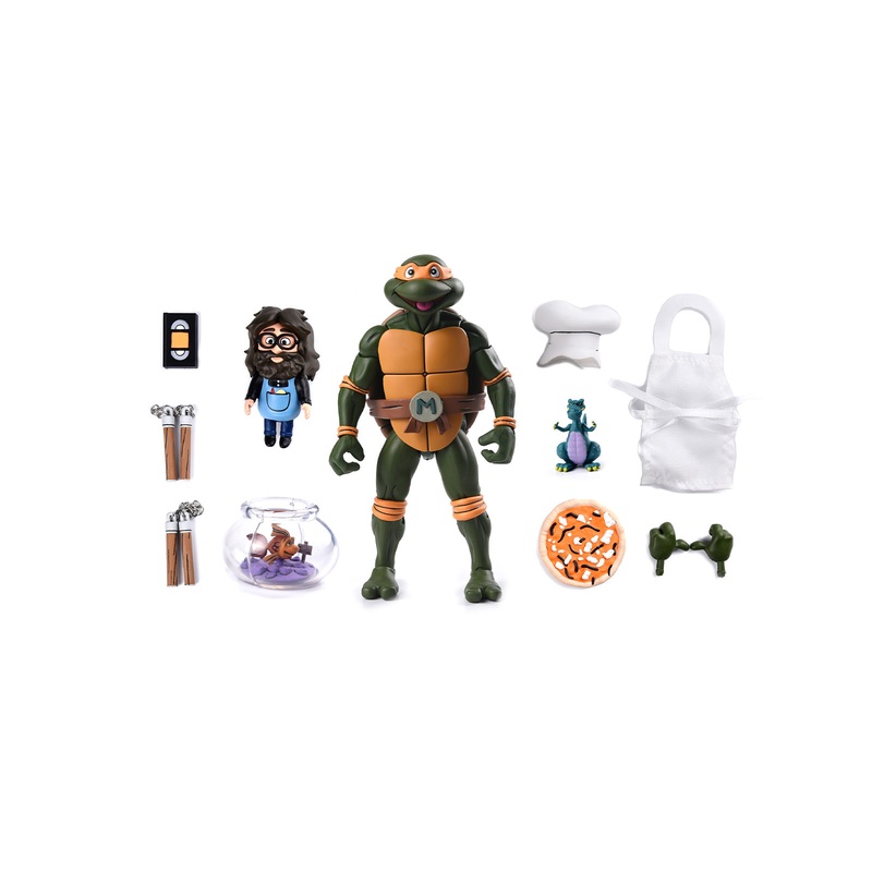 Ultimate Michelangelo (VHS) - 7" Scale Action Figure - TMNT (Cartoon) - NECA Collectibles