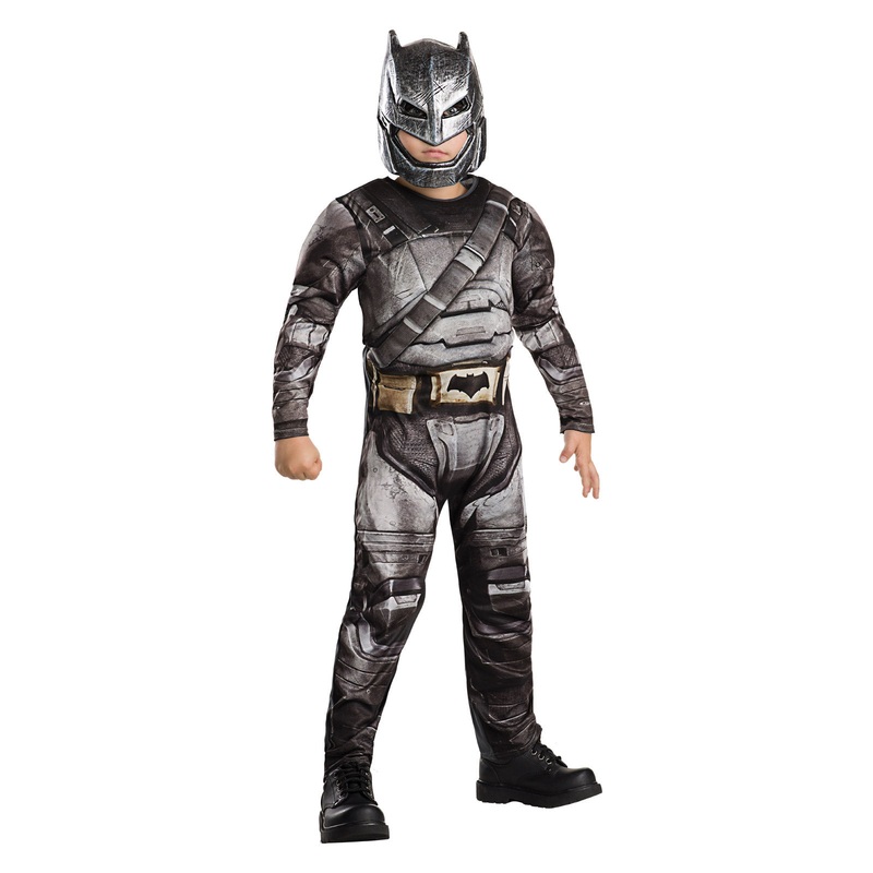 Batman Armour Deluxe Costume for Kids & Tweens - Justice League Small (3-4 Yrs)