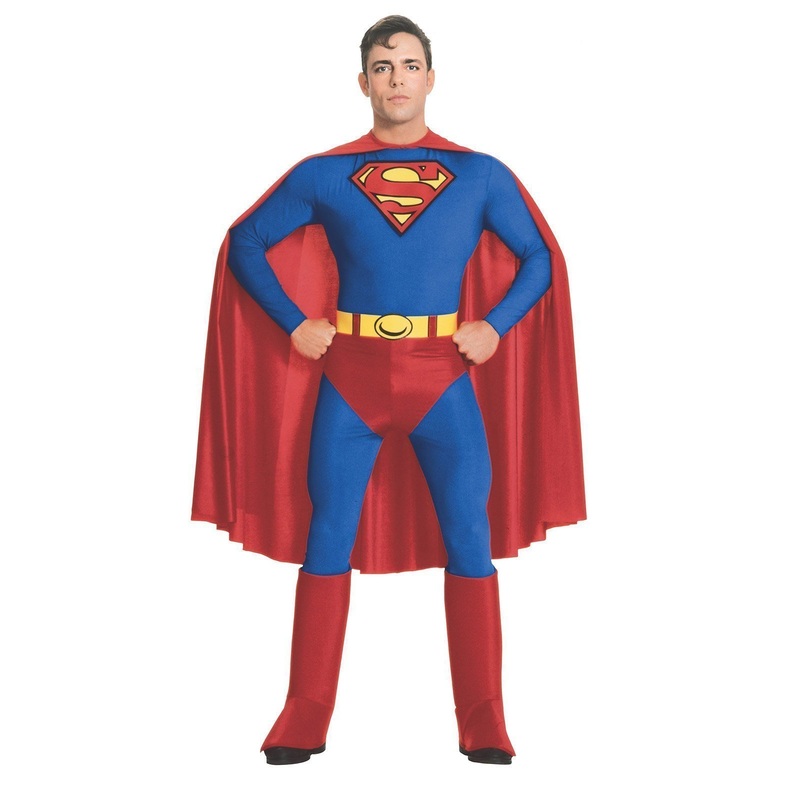 Superman Costume for Adults - DC Comics Large