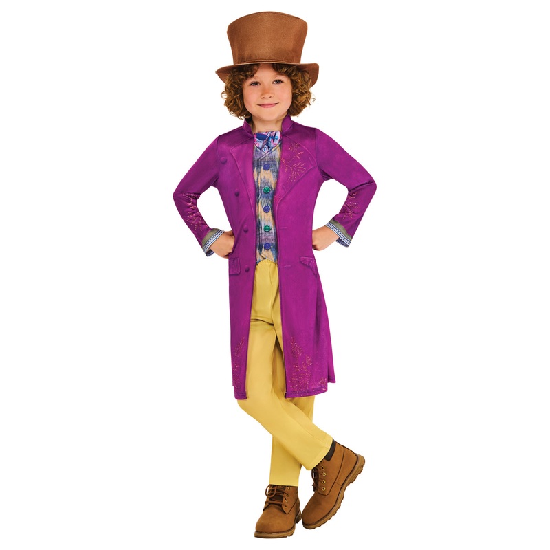 Willy Wonka Classic Costume for Kids - Wonka Small (3-5 Yrs)