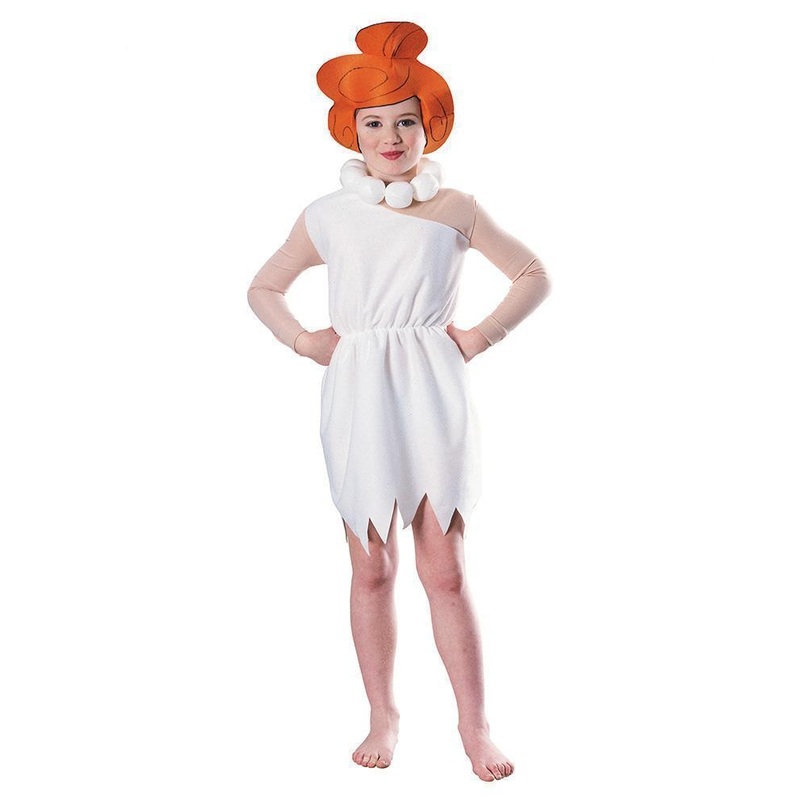 Wilma Deluxe Costume for Kids - The Flintstones Small (3-4 Yrs)