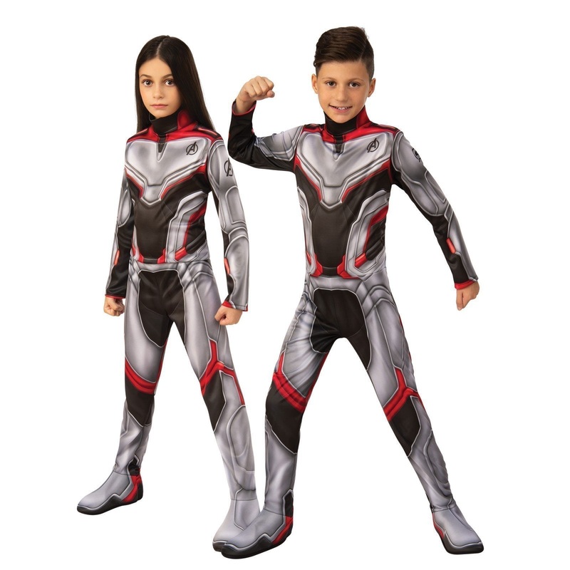 Avengers Team Suit Costume for Kids - Marvel Avengers: Endgame Small (3-5 Yrs)