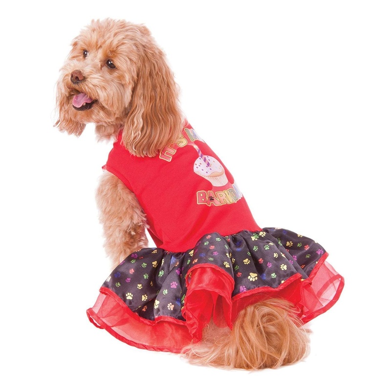 Barkday Tutu Dress Pet Costume Small