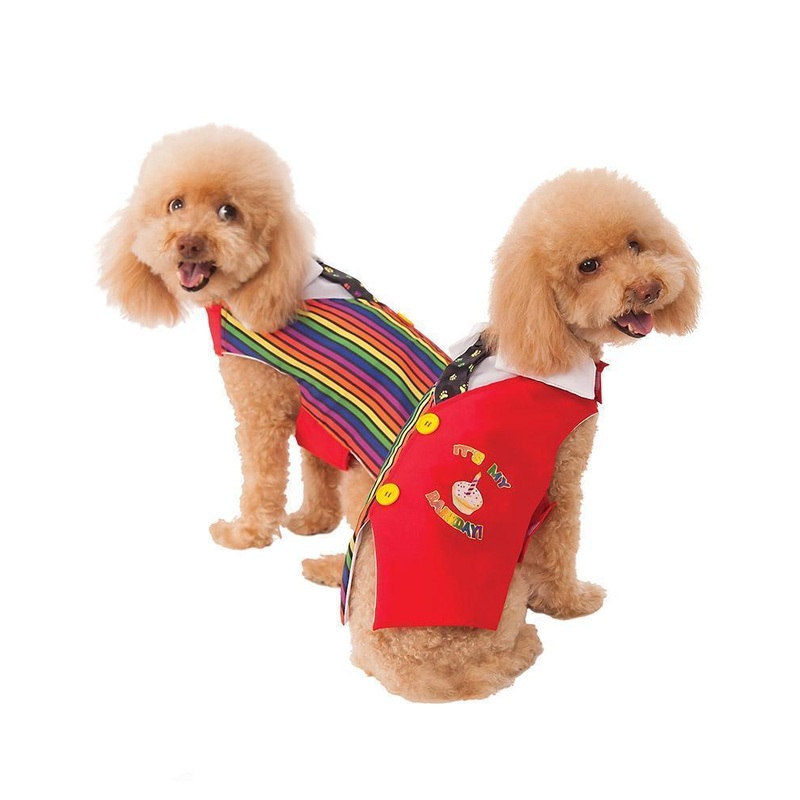 Barkday Vest Pet Costume Small