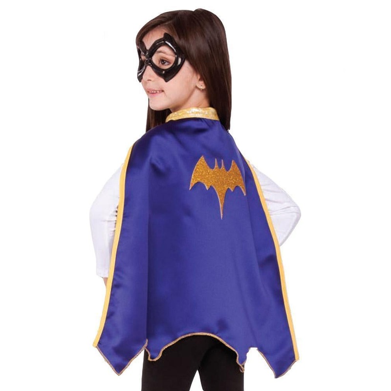 Batgirl Cape and Mask Set for Kids - DC Super Hero Girls