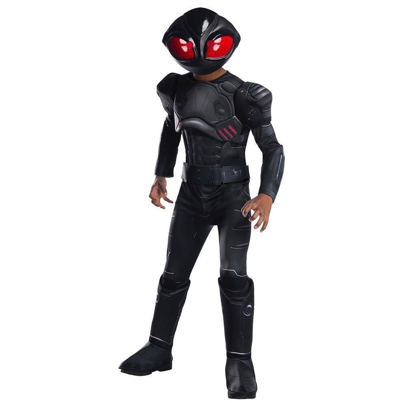 Black Manta Deluxe Costume for Kids - Aquaman Medium (5-7 Yrs)