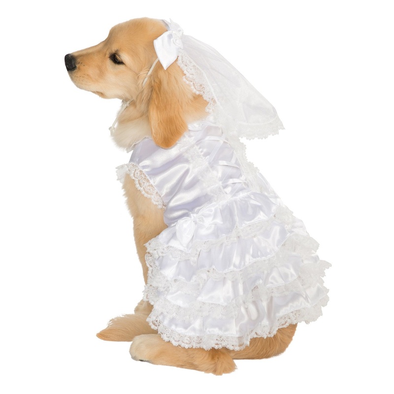 Bride Pet Costume Small