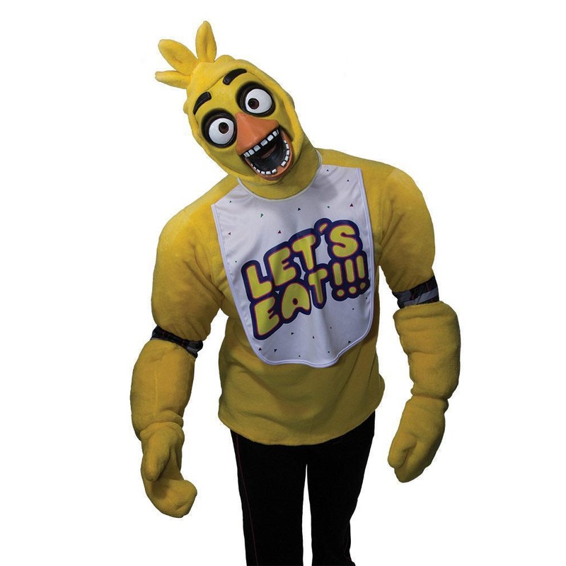 Chica the Chicken Deluxe Costume for Adults - Five Night's At Freddy's Small