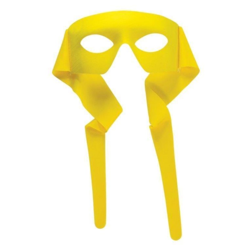 Hero Yellow Mask With Rear Tie for Adults