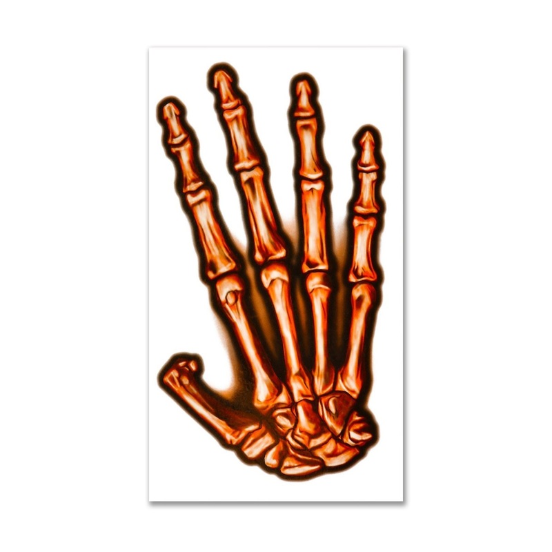 Skeleton Large Temporary Tattoo Kit Ages 14+