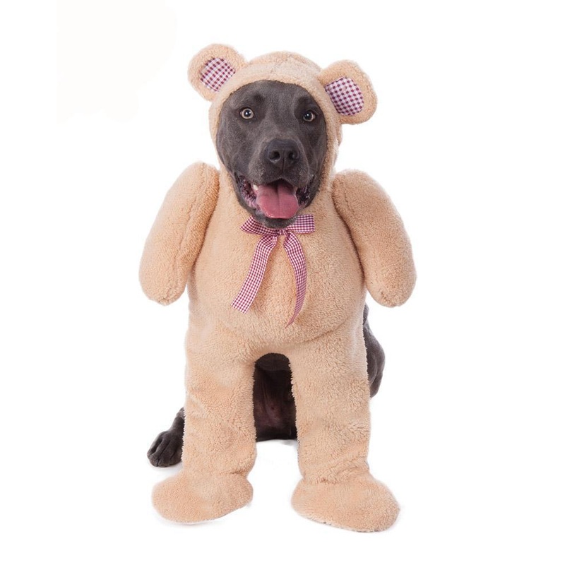 Walking Teddy Bear Big Dogs Pet Costume XXL