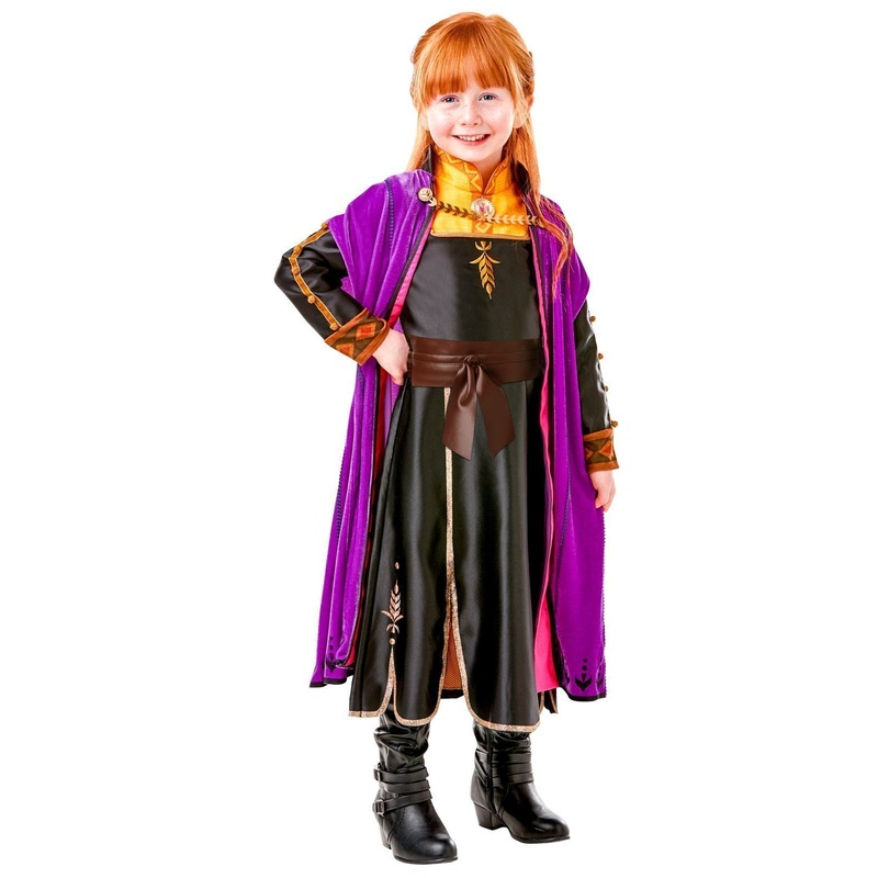 Anna Premium Costume for Kids - Disney Frozen 2 Small (3-5 Yrs)