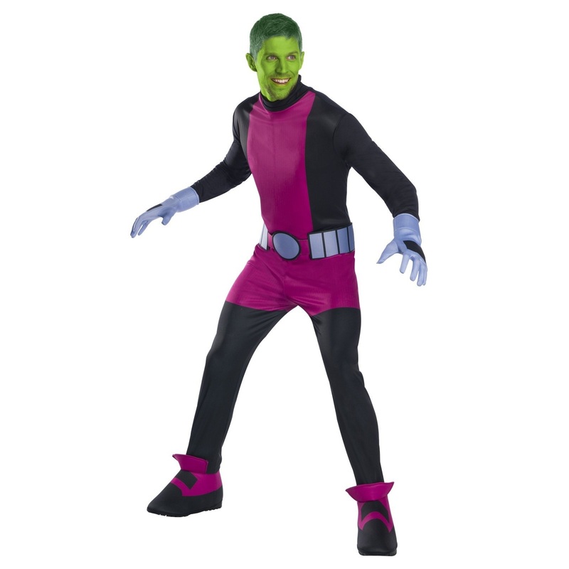 Beast Boy Costume for Adults - Teen Titans Small