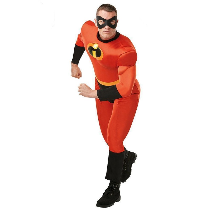 Mr Incredible Deluxe Costume for Adults - Disney Pixar The Incredibles 2 Standard
