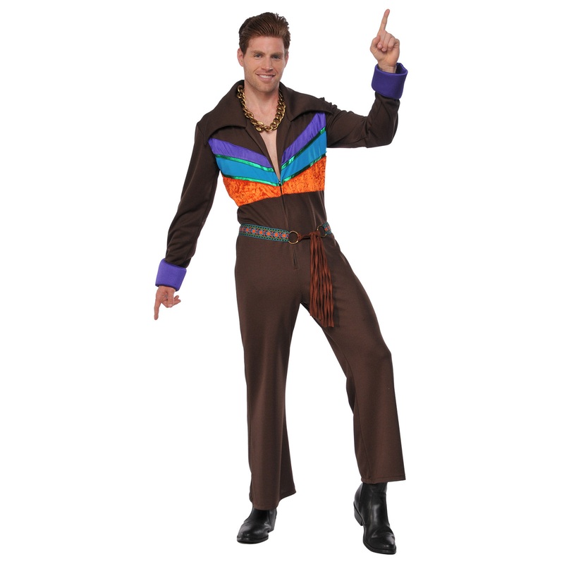 Seventies Guy Hippie Costume for Adults Standard